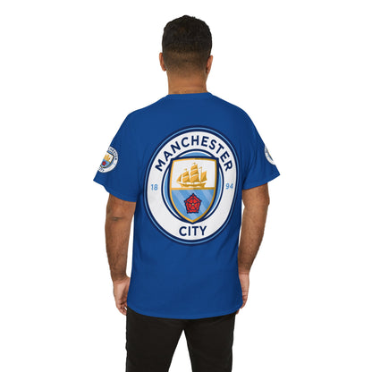 Manchester City Crest T-Shirt — Football Club Logo Tee