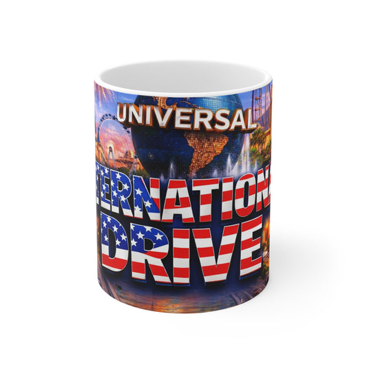 International Drive, Orlando Ceramic Coffee Cup 11oz or 15oz