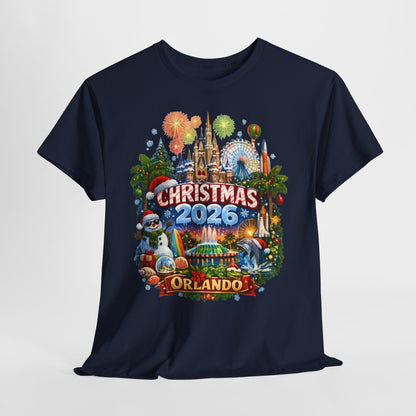 Christmas 2026 Orlando T-Shirt — Holiday Theme Park Souvenir Tee
