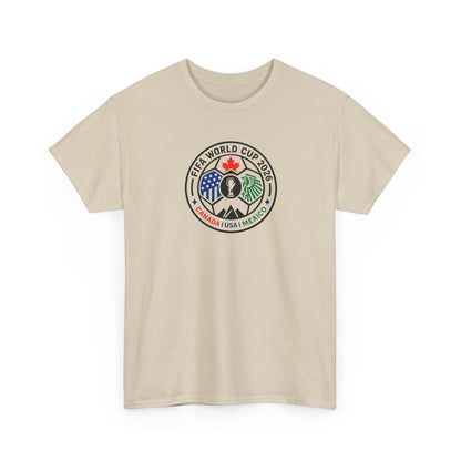 World Cup 2026 Soccer Tee — Canada USA Mexico Crest