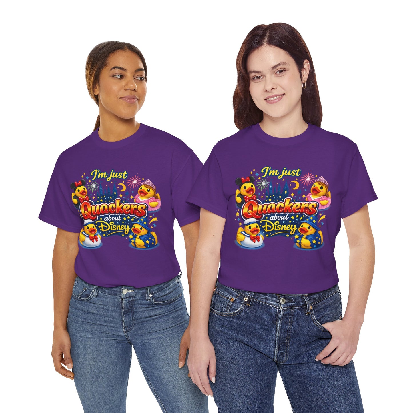 Quackers About Disney Rubber Duck Tee — "I'm Just Quackers About Disney" Graphic T-Shirt