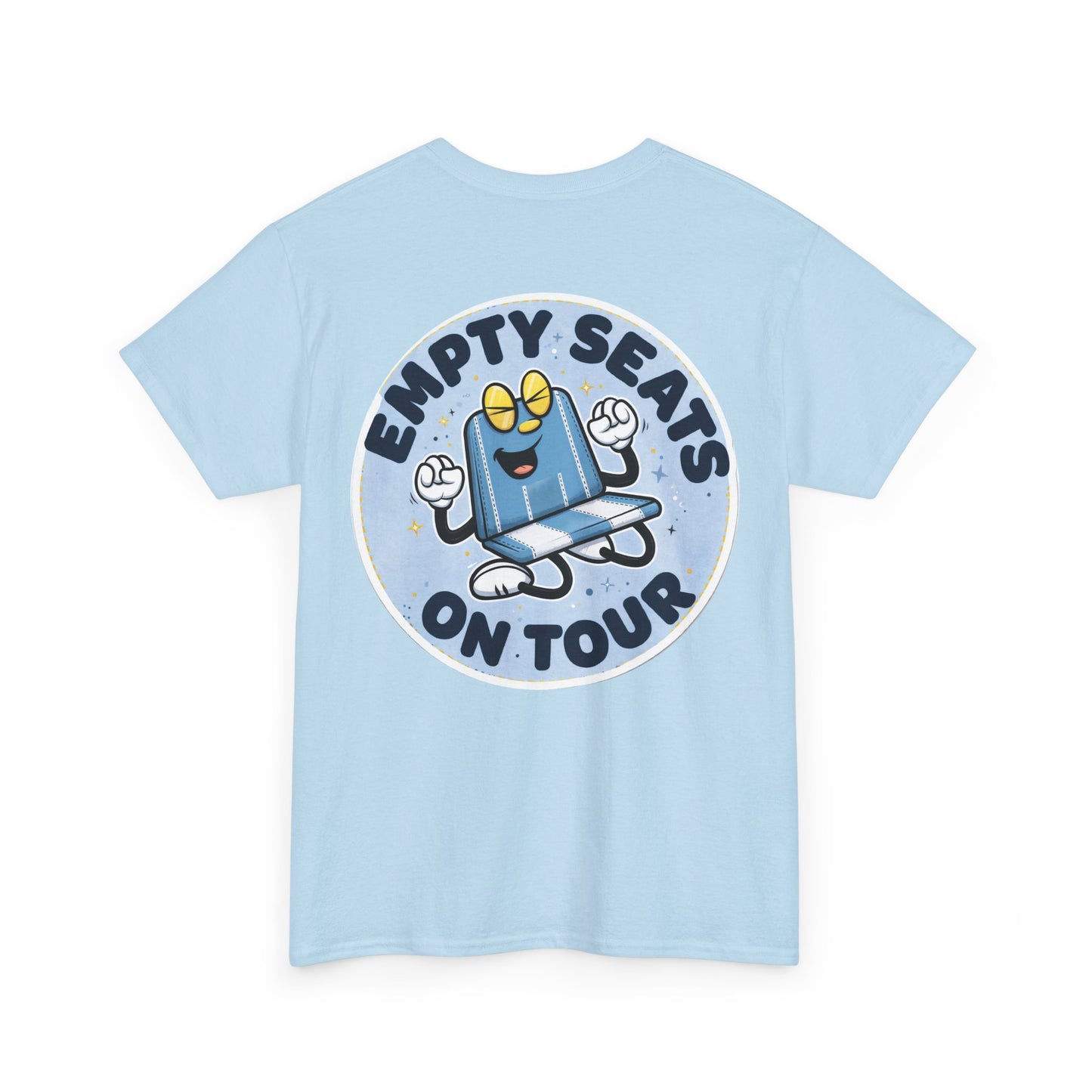 Manchester City T-Shirt — 'Empty Blue Seats On Tour' Retro Skate Graphic Tee