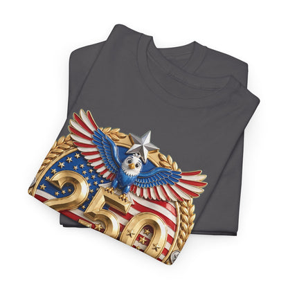 250th USA Anniversary T-Shirt – 1776–2026 Patriotic Eagle Emblem Tee