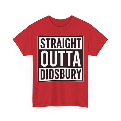 Straight Outta Didsbury T‑Shirt — Graphic City Pride Tee