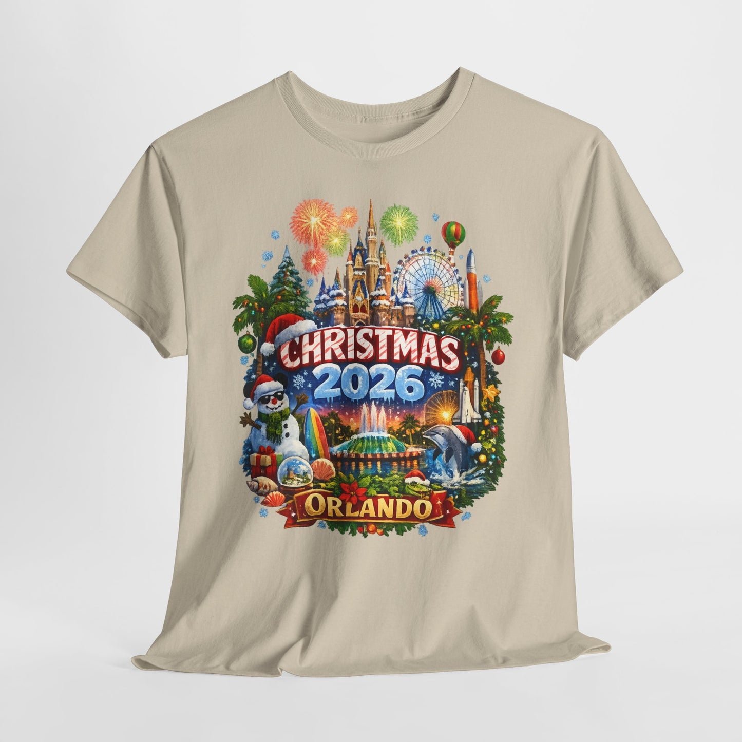 Christmas 2026 Orlando T-Shirt — Holiday Theme Park Souvenir Tee