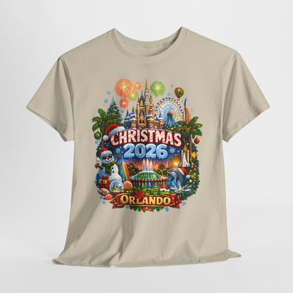 Christmas 2026 Orlando T-Shirt — Holiday Theme Park Souvenir Tee