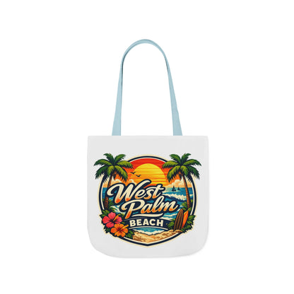 West Palm Beach Vintage Sunset Tote
