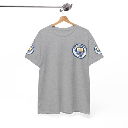 Manchester City Crest T-Shirt — Football Club Logo Tee