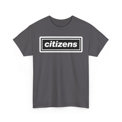 Citizens Manchester City Logo T-Shirt — Minimal Retro Box-Logo Tee