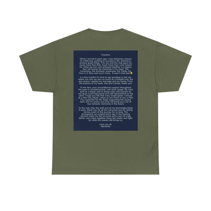 Bernardo Silva Tribute Tee – Inspirational Letter & Celebrating Goal Moment