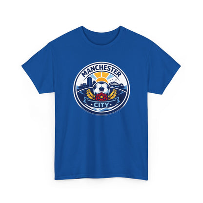 Manchester City Unofficial Soccer Logo T-Shirt — Football Fan Tee