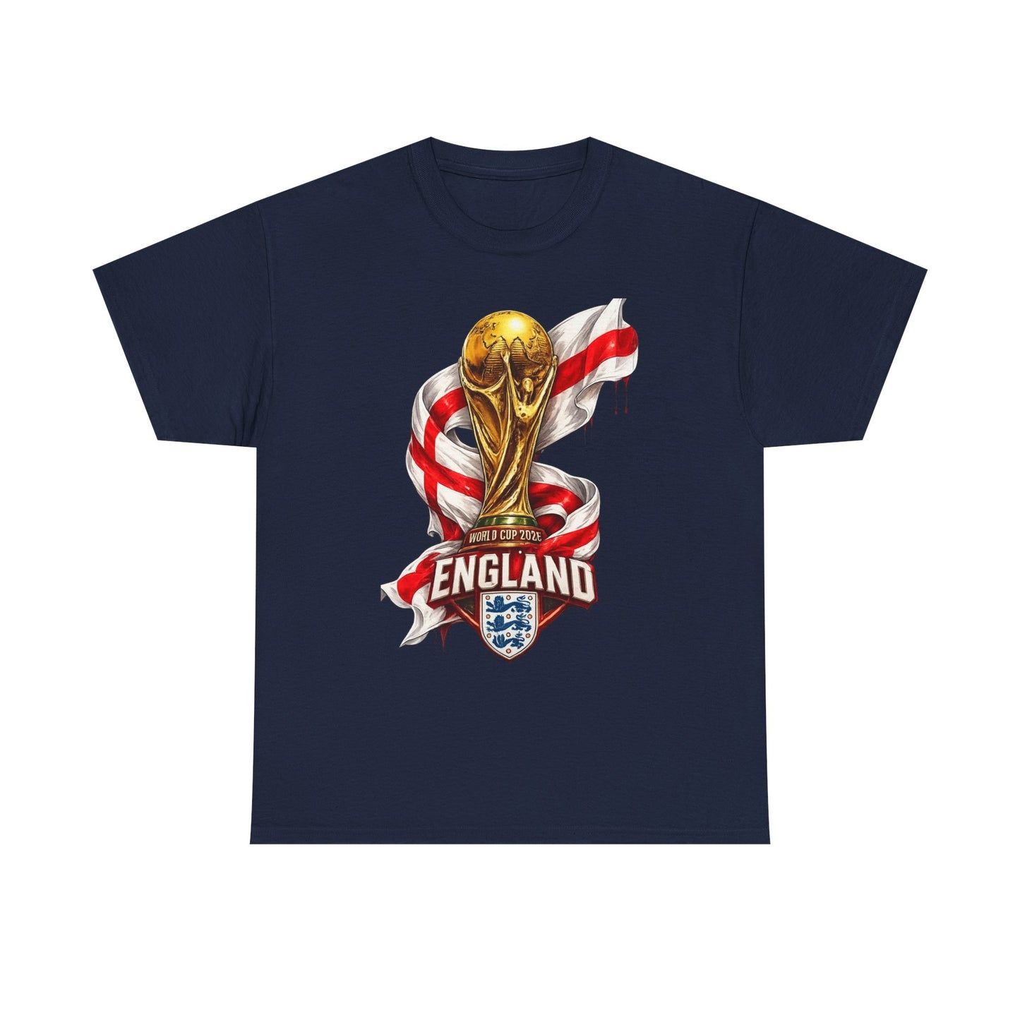 England World Cup Trophy T‑Shirt — St George's Cross Football Fan Tee