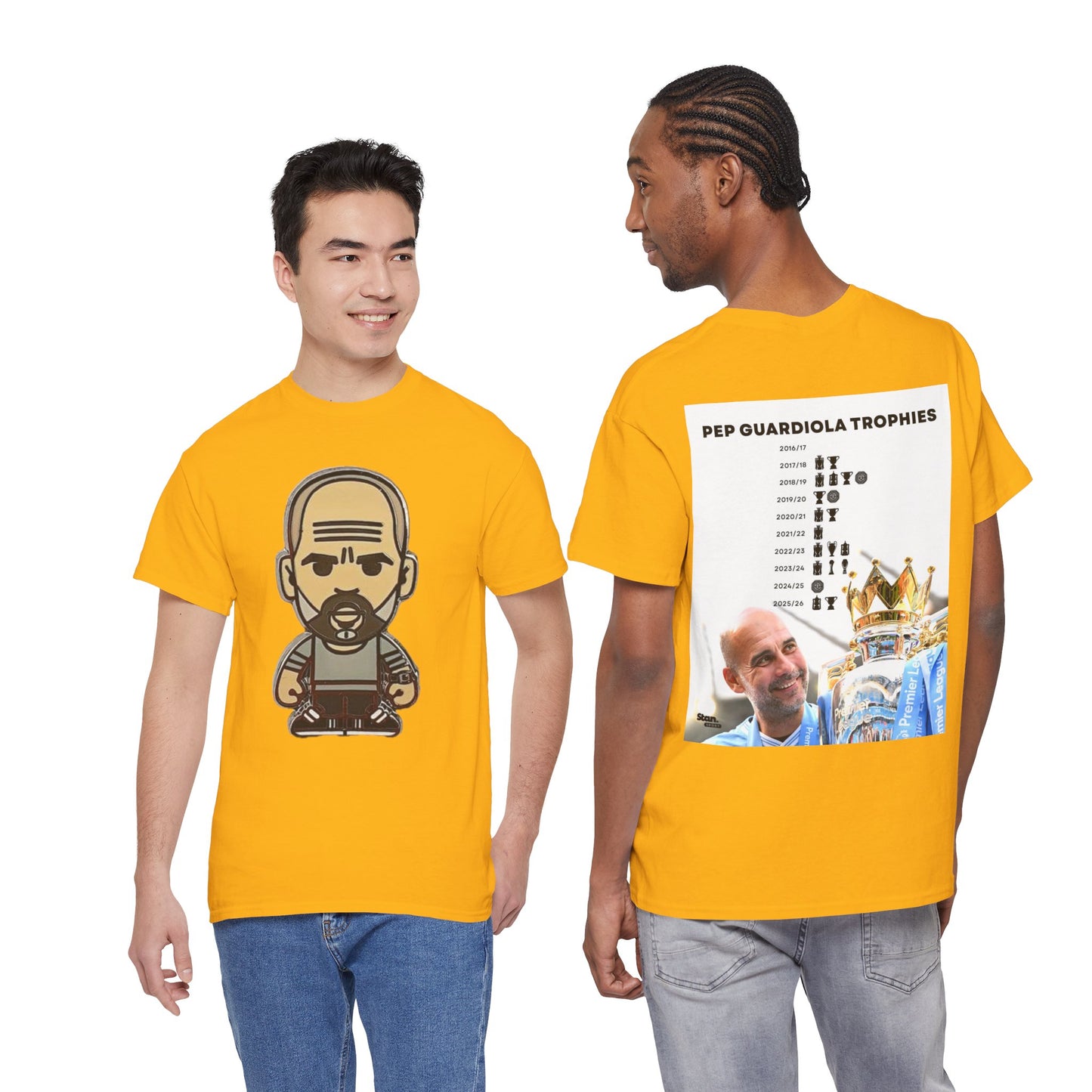 Pep Guardiola Trophies Graphic Tee