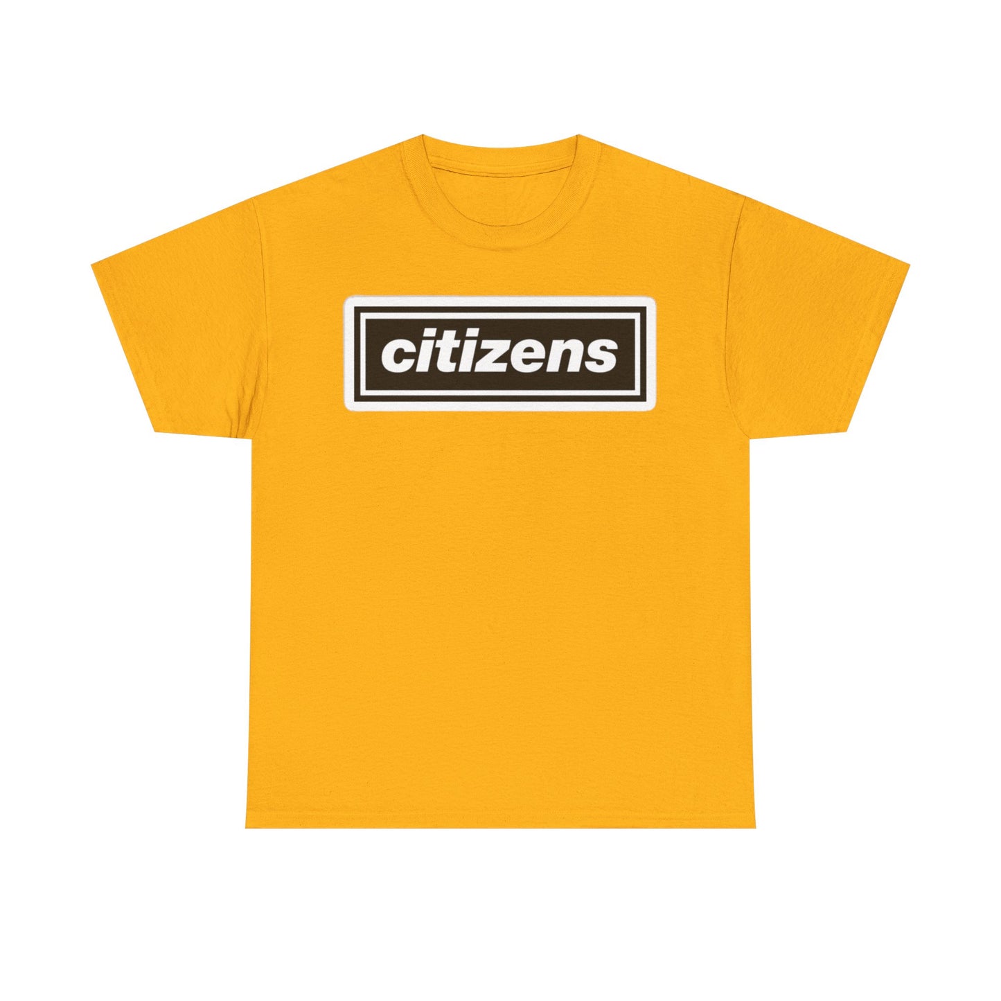 Citizens Manchester City Logo T-Shirt — Minimal Retro Box-Logo Tee