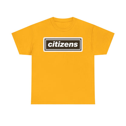 Citizens Manchester City Logo T-Shirt — Minimal Retro Box-Logo Tee