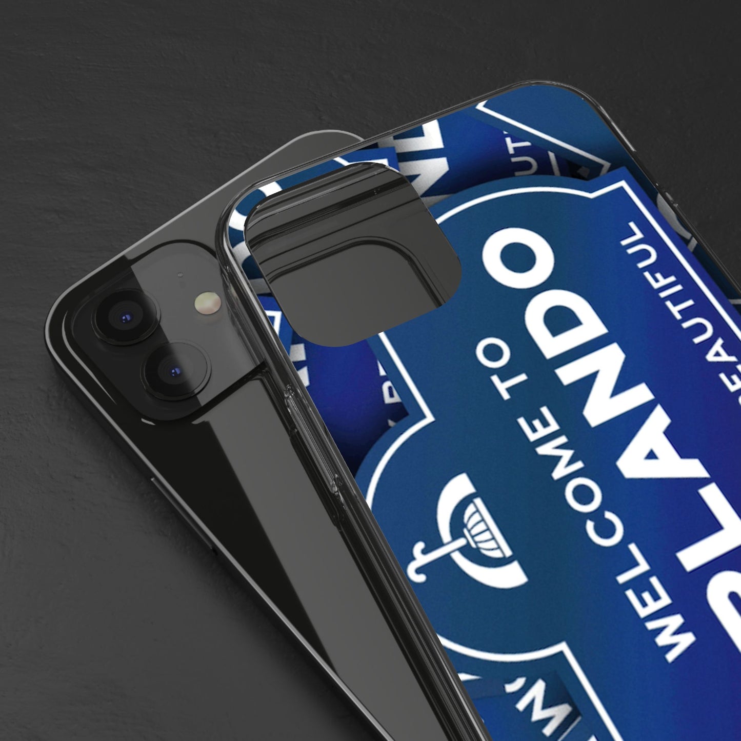 Orlando Clear Phone Case — "Welcome to Orlando" City Sign Design