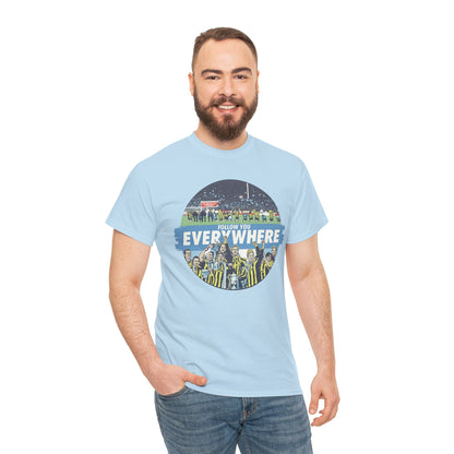 Manchester City T-Shirt — Follow Me Everywhere Soccer Fan Design