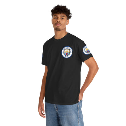 Manchester City Crest T-Shirt — Football Club Logo Tee