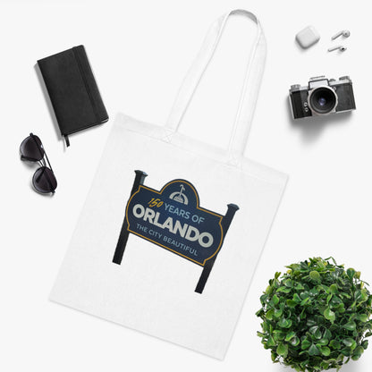 Orlando 150 Years Tote Bag — 'The City Beautiful' Cotton Market Tote