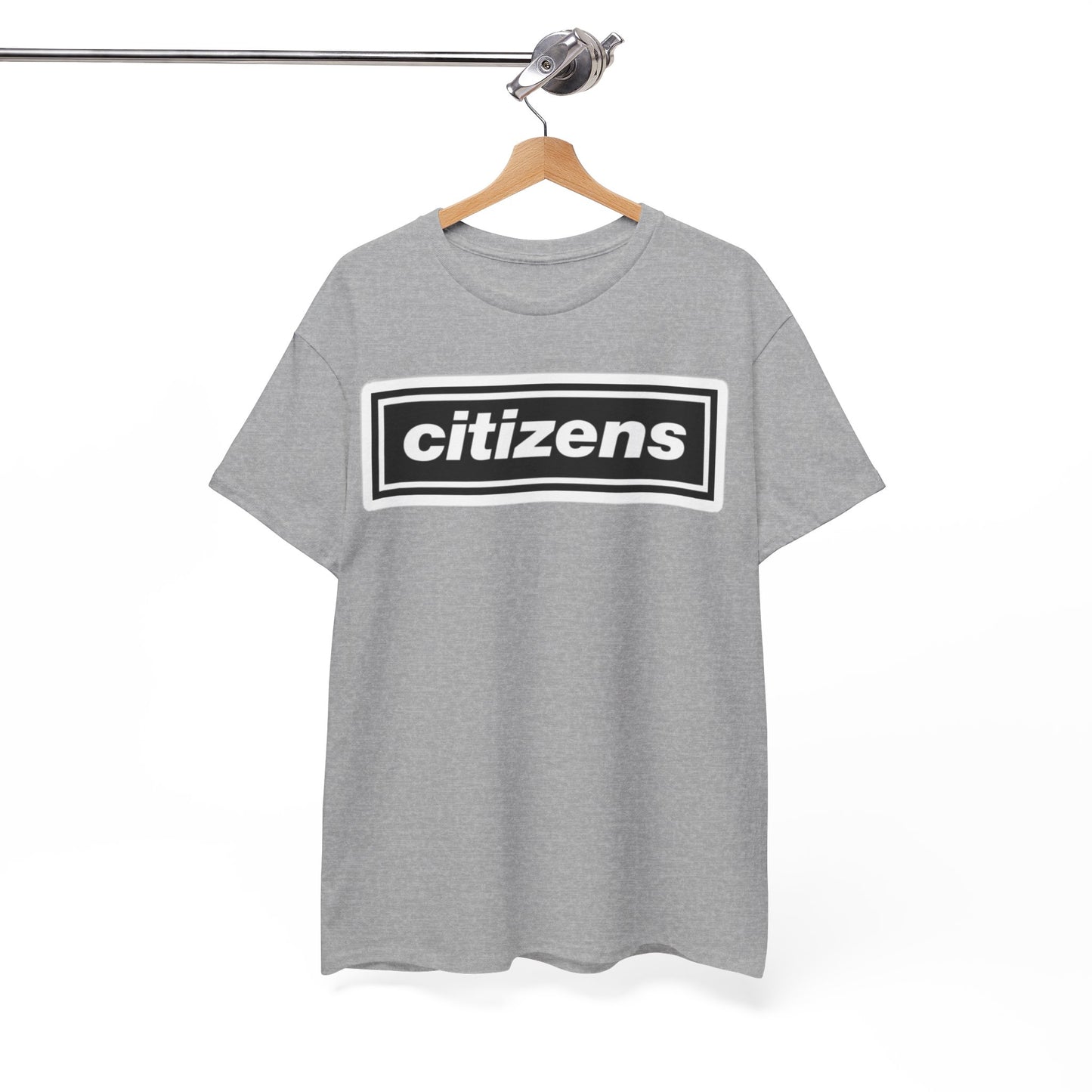 Citizens Manchester City Logo T-Shirt — Minimal Retro Box-Logo Tee
