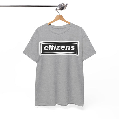 Citizens Manchester City Logo T-Shirt — Minimal Retro Box-Logo Tee