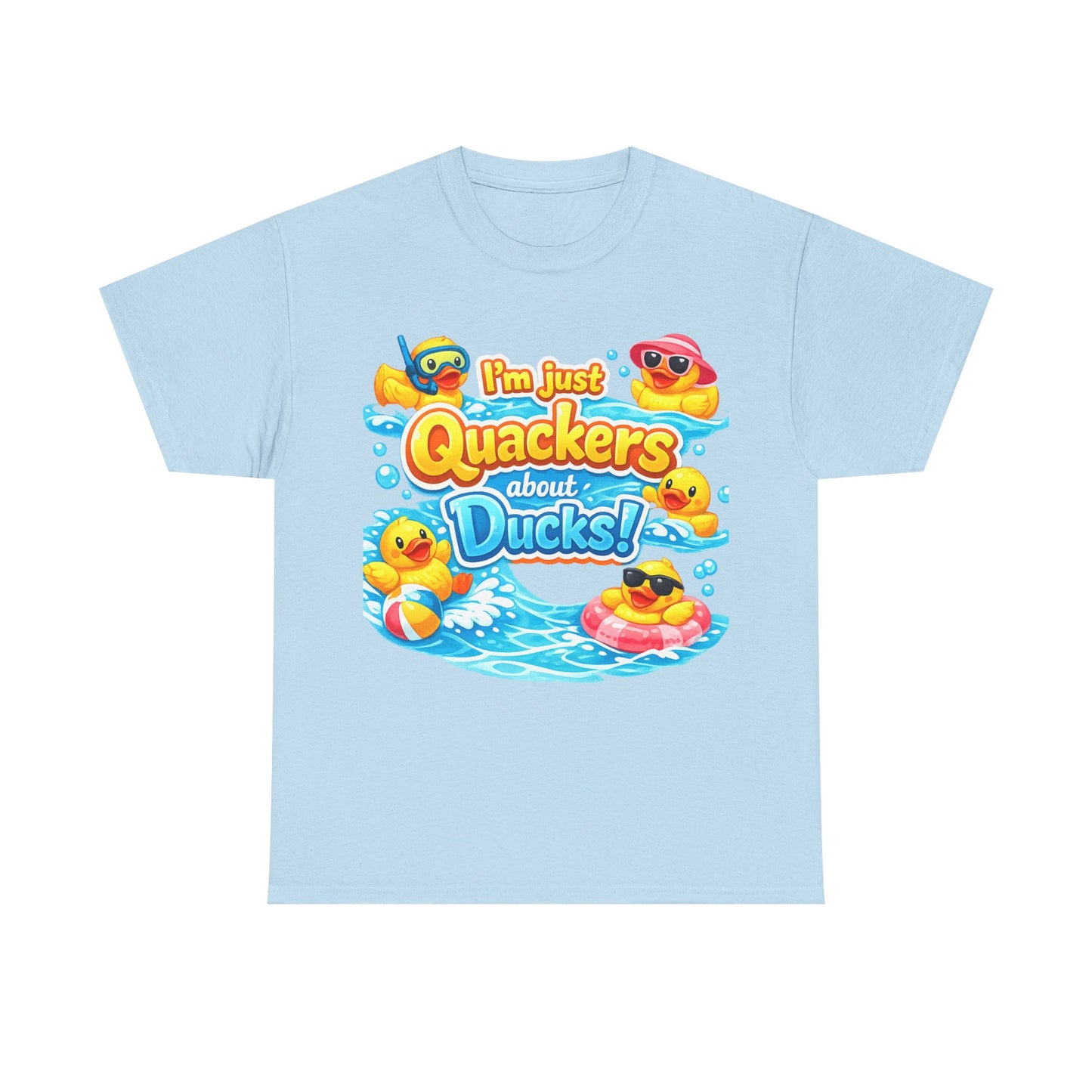 I'm Just Quackers About Ducks! Cute Rubber Duck Pool Tee