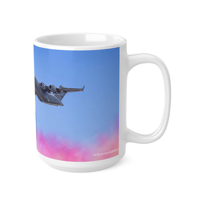 US Military over New York City Ceramic Coffee Cups, 11oz, 15oz