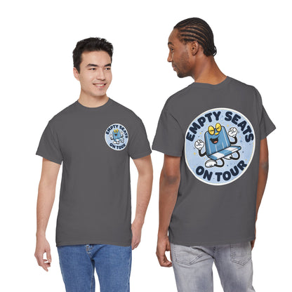 Manchester City T-Shirt — 'Empty Blue Seats On Tour' Retro Skate Graphic Tee