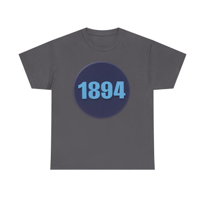 1894 Manchester City Circle Graphic Tee — Vintage Year Anniversary T-Shirt