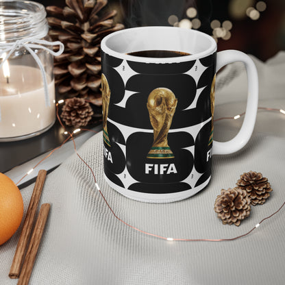 FIFA World Cup 2026 Logo Ceramic Mug — Soccer Fan Coffee Cup (11oz & 15oz)