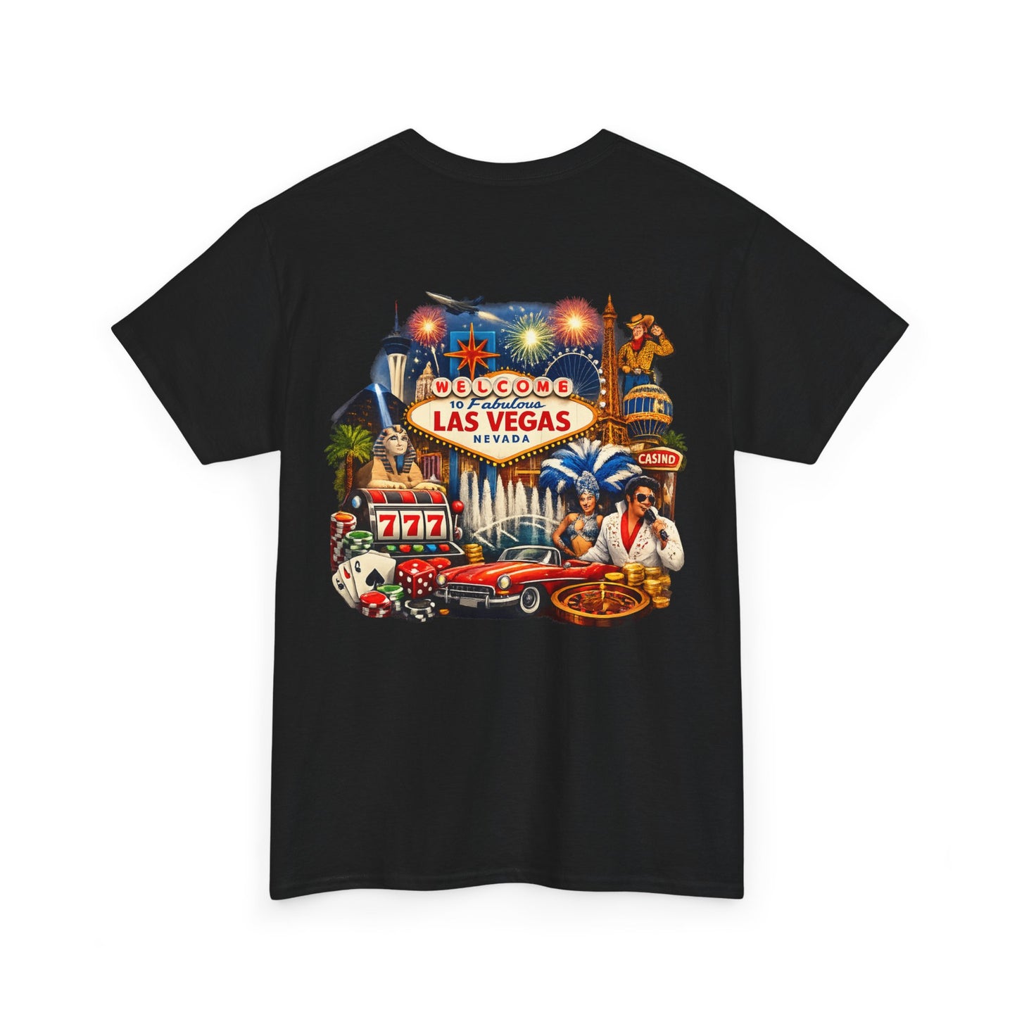 Las Vegas Vintage Collage T‑Shirt