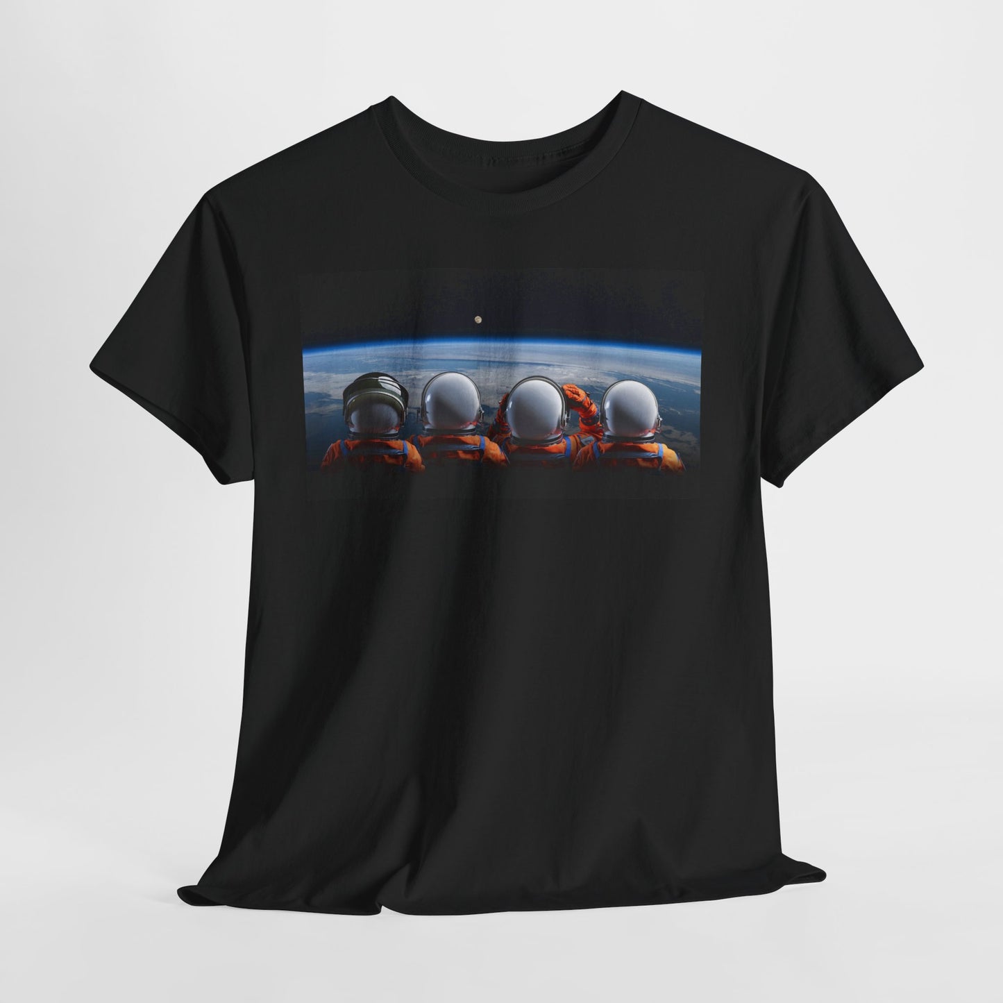 Artemis 2 Astronaut Crew Tee — Retro Spacewalk Graphic T-Shirt
