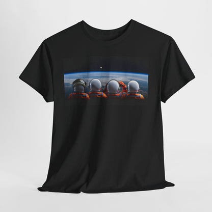 Artemis 2 Astronaut Crew Tee — Retro Spacewalk Graphic T-Shirt