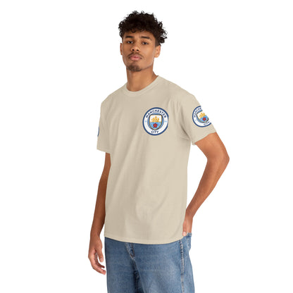 Manchester City Crest T-Shirt — Football Club Logo Tee
