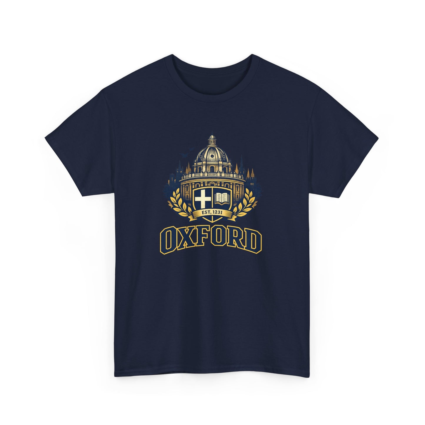 Oxford Crest T-Shirt — Vintage University Graphic Tee