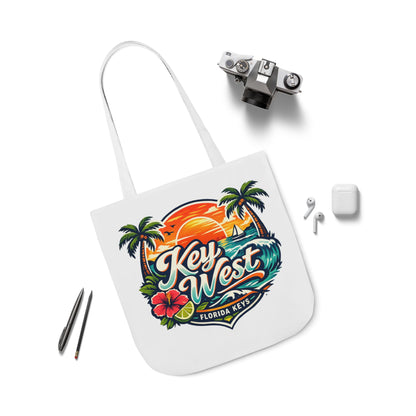 Key West Sunset Canvas Tote