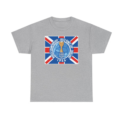 1966 World Cup Jules Rimet Trophy Tee — Vintage England Football Shirt