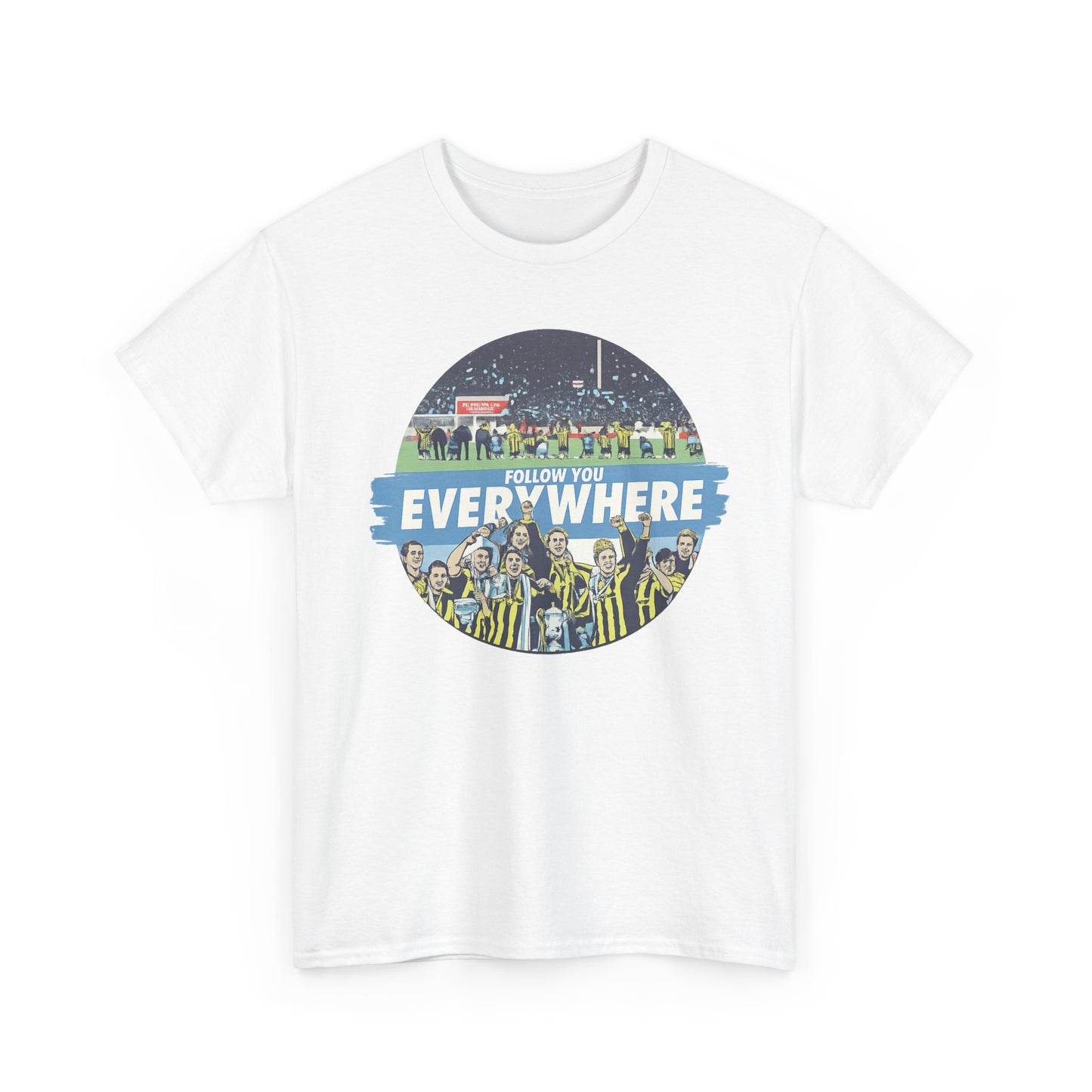 Manchester City T-Shirt — Follow Me Everywhere Soccer Fan Design