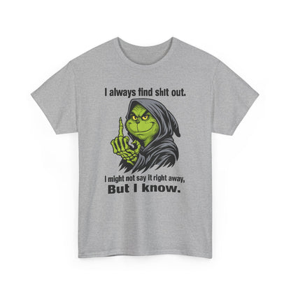 Reaper Witch Graphic Tee — "I Always Find Shit Out. I Might Not Say It Right Away, But I Know."