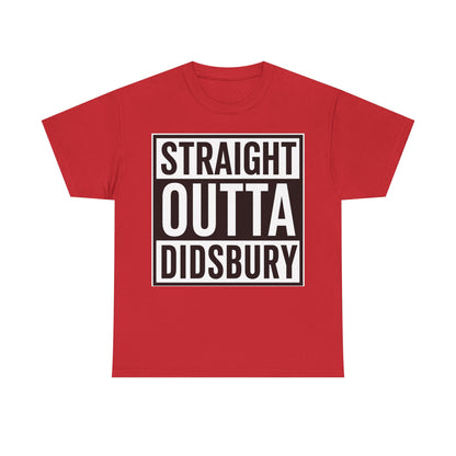 Straight Outta Didsbury T‑Shirt — Graphic City Pride Tee