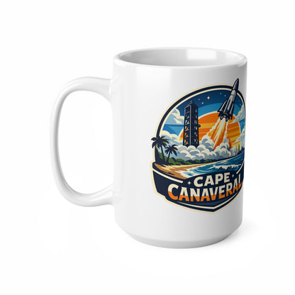 Cape Canaveral Ceramic Coffee Cups, 11oz, 15oz
