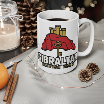 Gibraltar British Rock Ceramic Coffee Cups, 11oz, 15oz