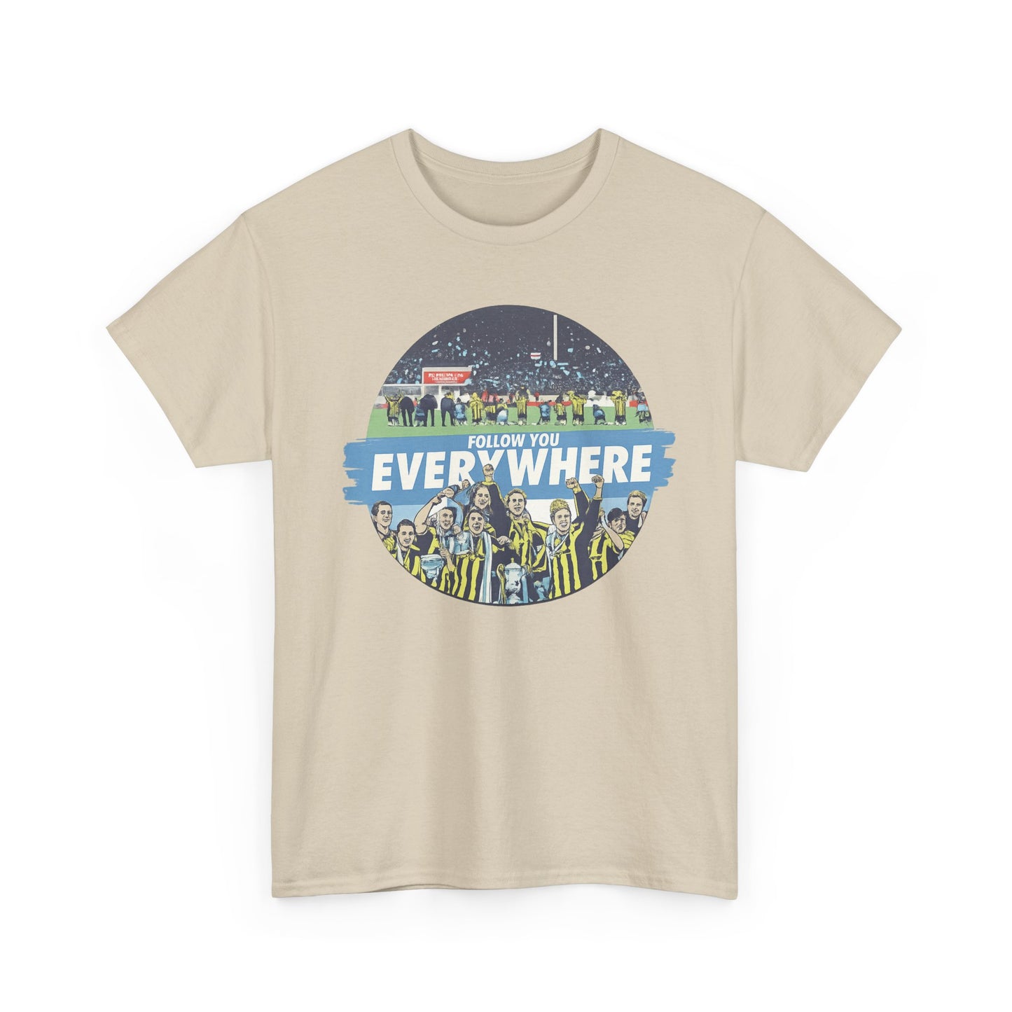 Manchester City T-Shirt — Follow Me Everywhere Soccer Fan Design