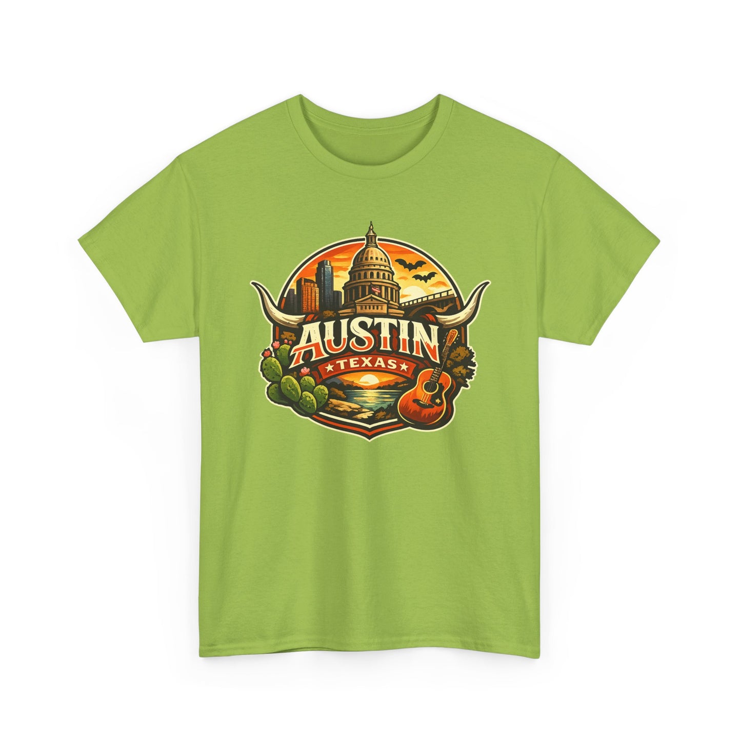 Austin Texas Vintage Travel T-Shirt