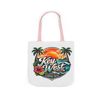 Key West Sunset Canvas Tote