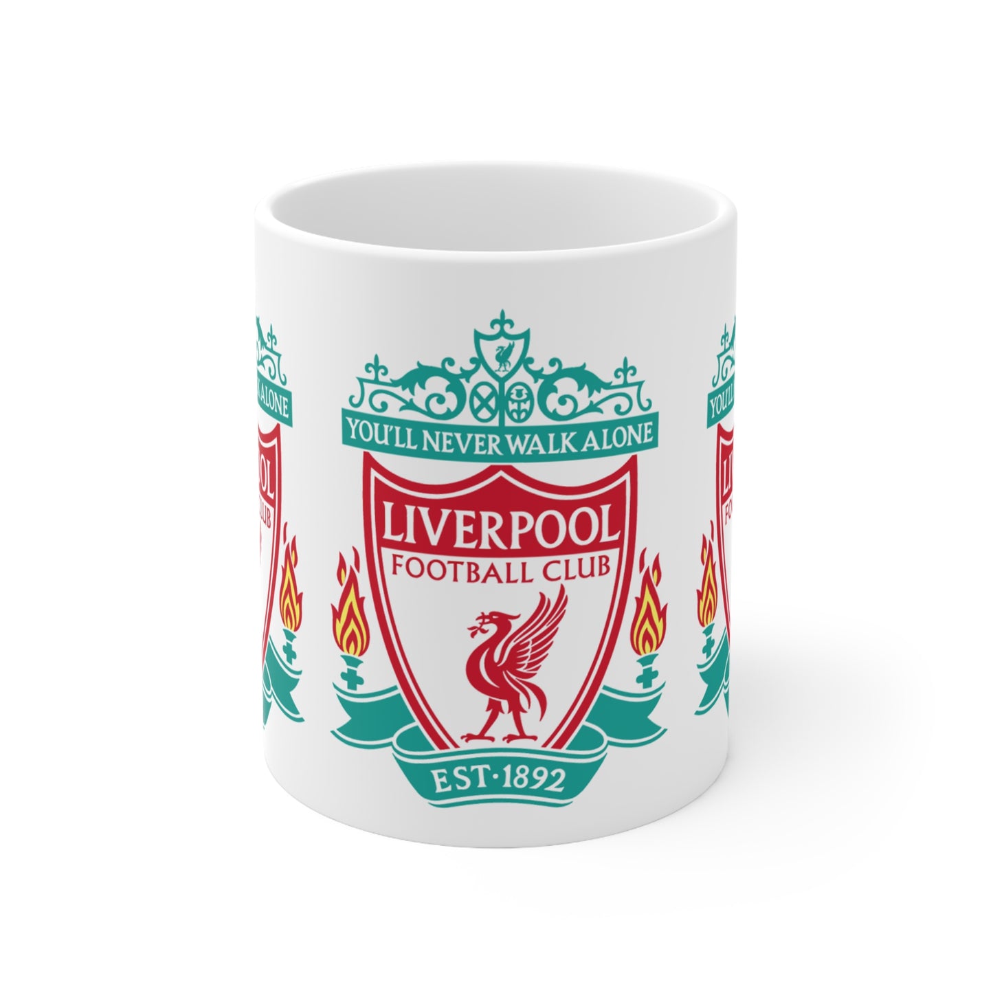 Liverpool Football Club Ceramic Coffee Mug — You’ll Never Walk Alone, 11oz & 15oz