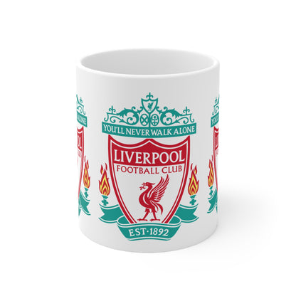 Liverpool Football Club Ceramic Coffee Mug — You’ll Never Walk Alone, 11oz & 15oz