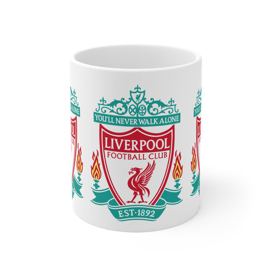 Liverpool Football Club Ceramic Coffee Mug — You’ll Never Walk Alone, 11oz & 15oz