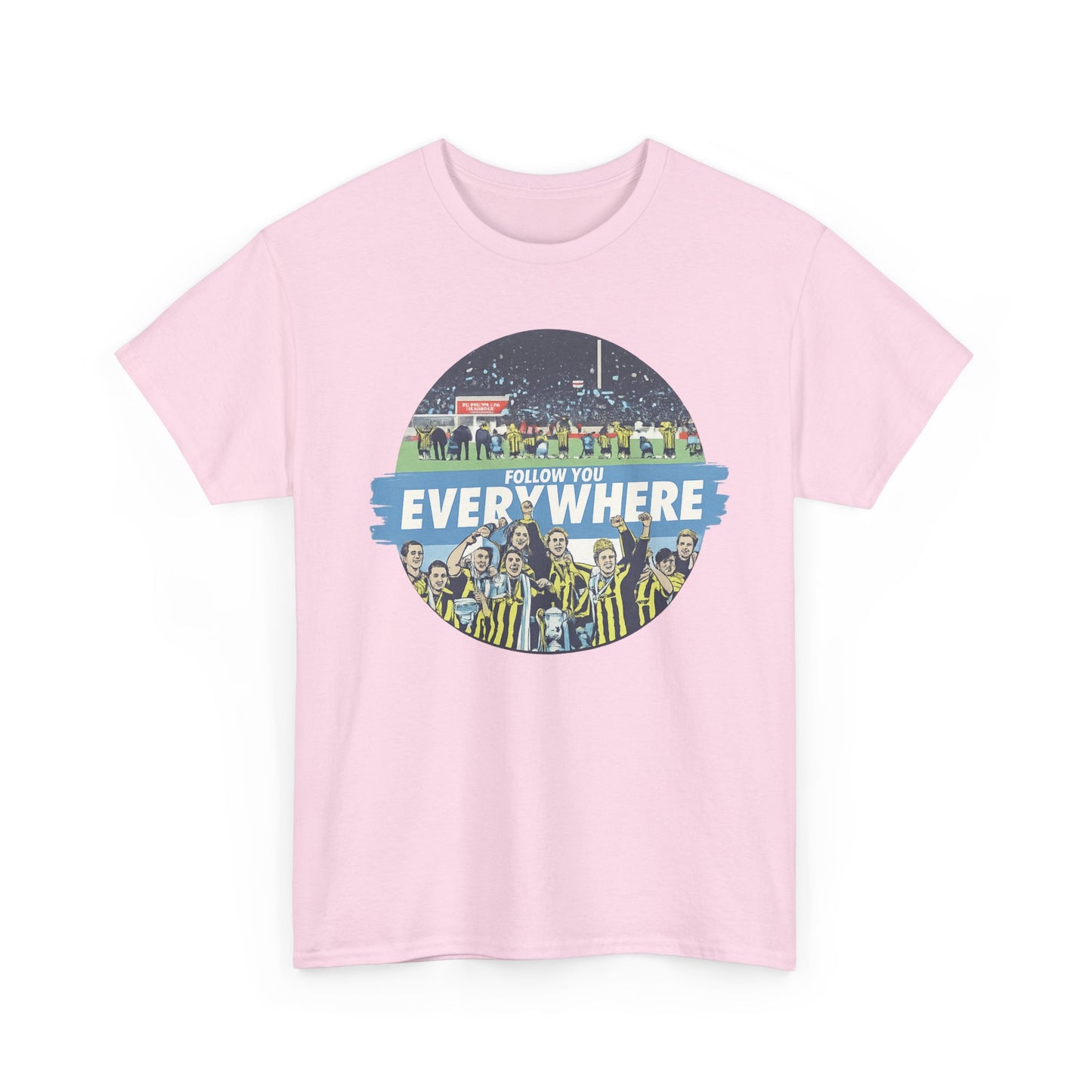 Manchester City T-Shirt — Follow Me Everywhere Soccer Fan Design
