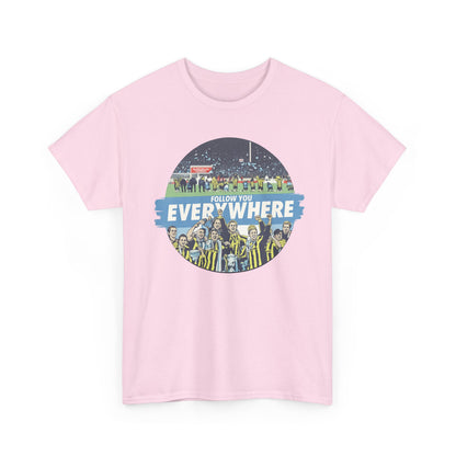 Manchester City T-Shirt — Follow Me Everywhere Soccer Fan Design